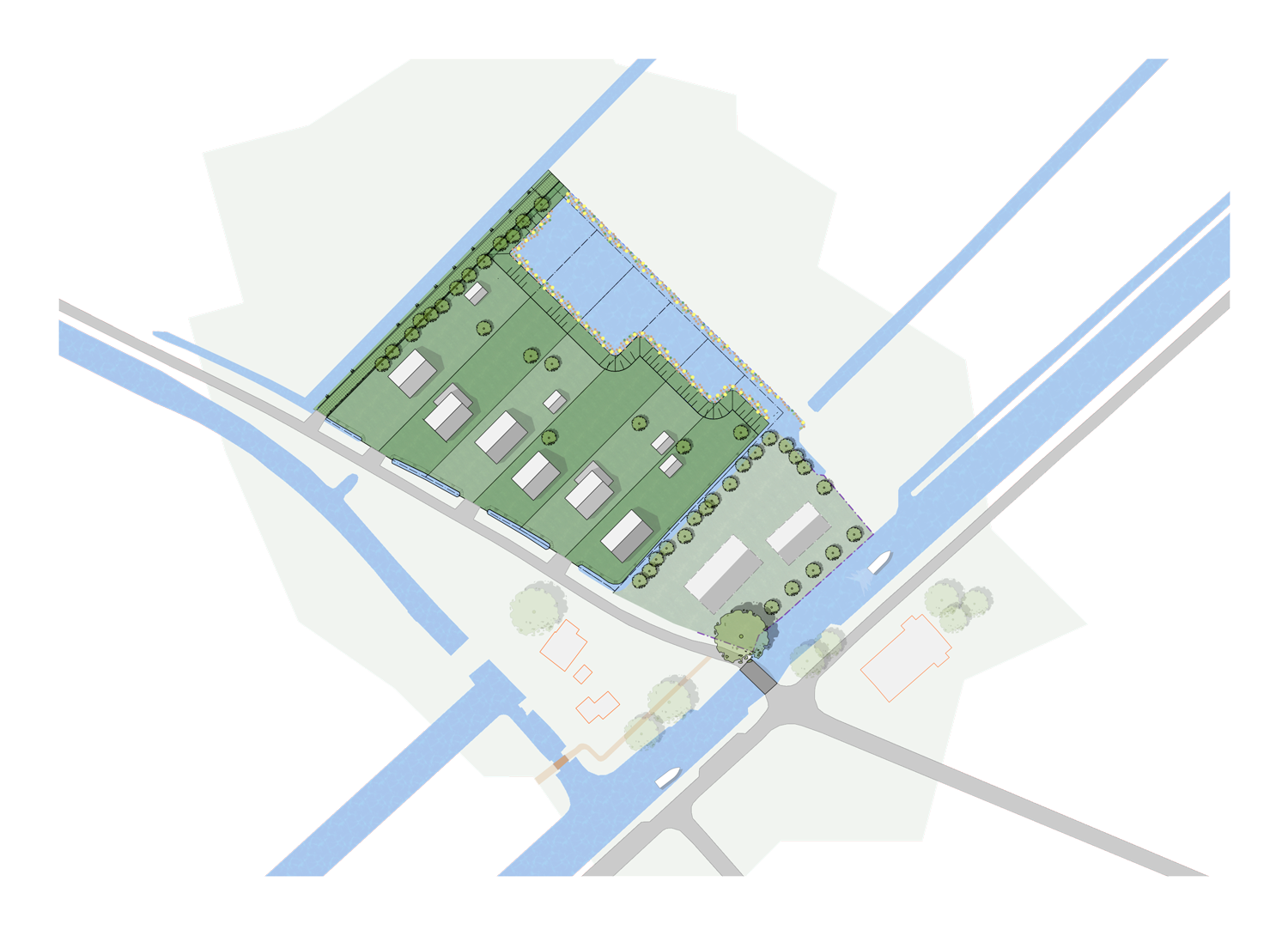 Verkooptekening Oer De Brêge